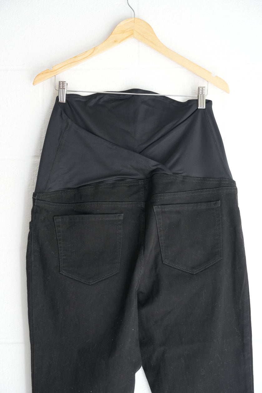 Isabel by Ingrid + Isabel Maternity Black Skinny Jeans Size 14