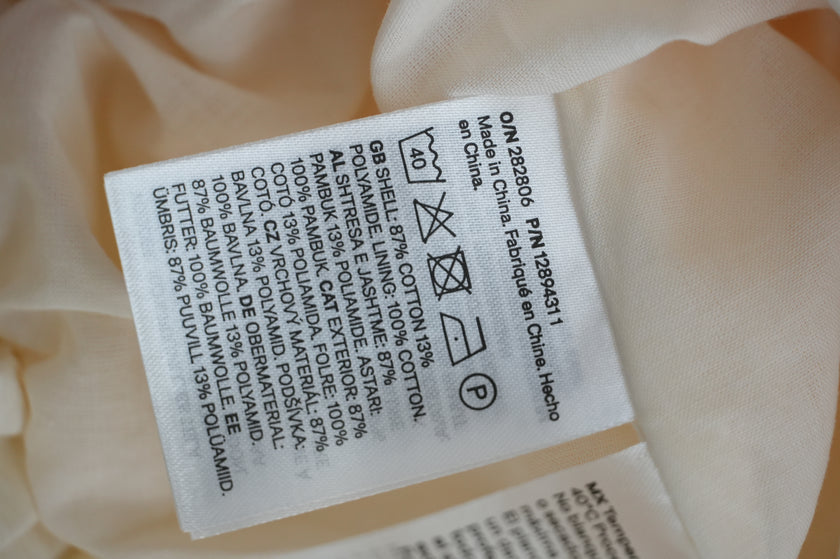 Zara Light Yellow Bubble Mini Dress Size Extra Large