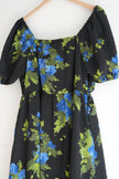 Free Assembly Floral  Puff Sleeve Midi Dress Size Extra Large