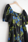 Free Assembly Floral  Puff Sleeve Midi Dress Size Extra Large