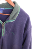 Goodwood Navy Blue Fleece Pullover Size Extra Large