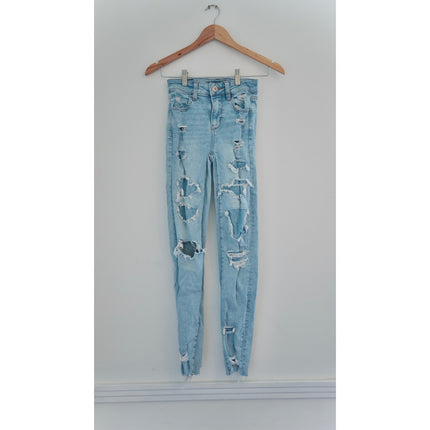 American Eagle Light Wash Jeggings Size 00
