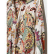 True Destination Shirt Womens Large Multicolor Paisley Button Up Tunic Boho Top