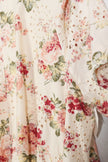 Hippington Camden Dress Women Large Cream Floral Eyelet Short Sleeve Mini
