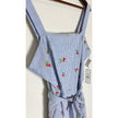 Blue and white Embroidered Cherry Dress Size X-Large