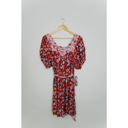Salty Bright Floral Prairie Dress Size 8