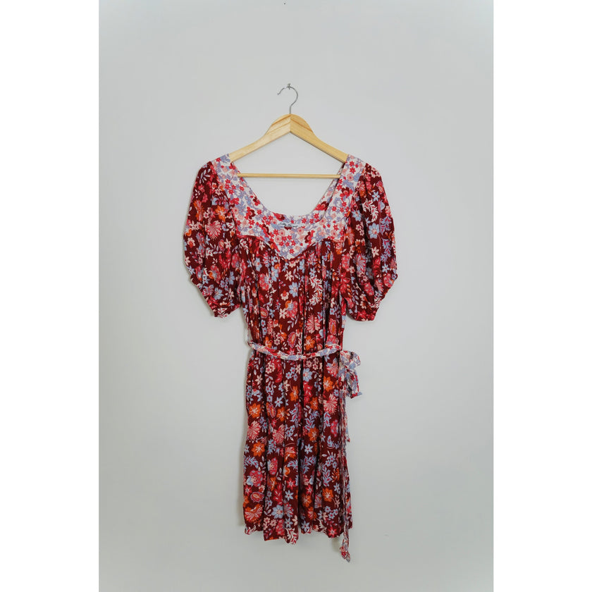 Salty Bright Floral Prairie Dress Size 8