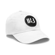 LLB Dad Hat with Leather Patch (Round)