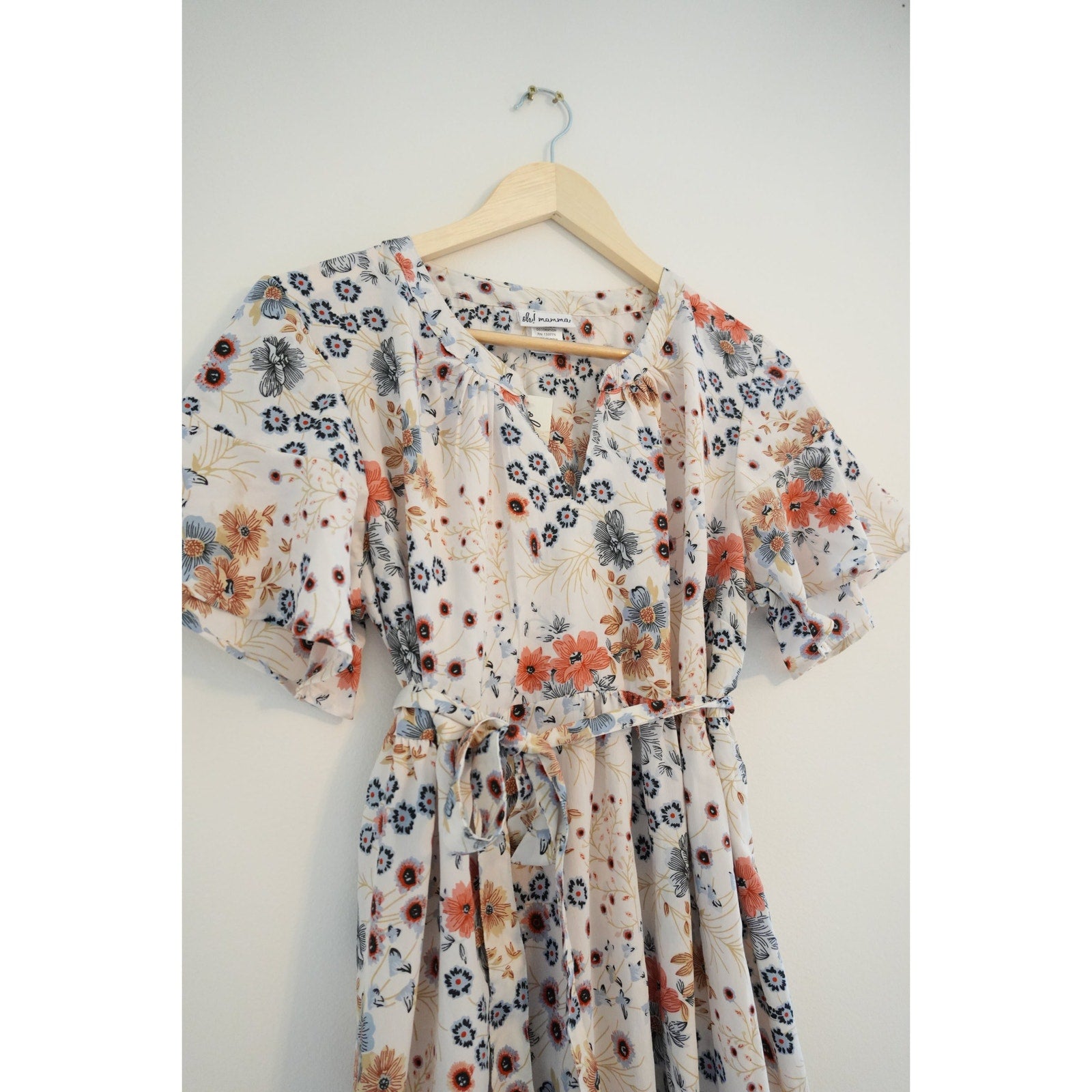 Oh! Mamma Floral Print Dress Size Large