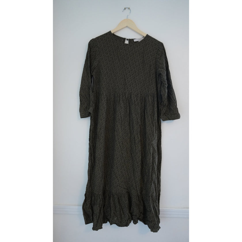 Loft Printed Flowy Long Sleeve Dress Size Small