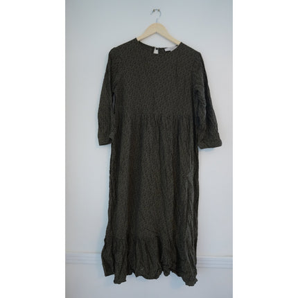 Loft Printed Flowy Long Sleeve Dress Size Small