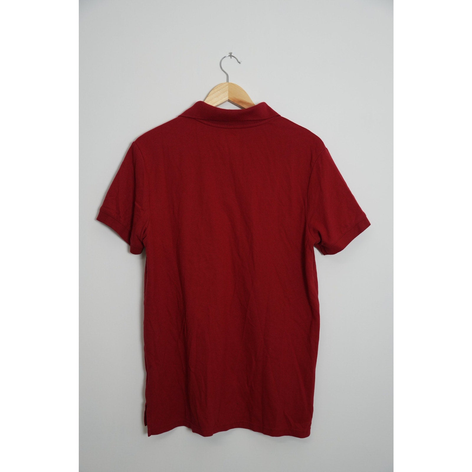 Goodfellow & Co Polo Shirt Mens Medium Red Short Sleeve Piqué Knit
