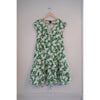 Scoop White and Green Dress Size Medium