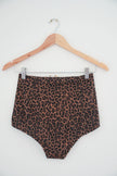 Kortni Jeane High Waisted Leopard Bikini Bottoms size small