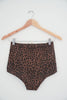 Kortni Jeane High Waisted Leopard Bikini Bottoms size small