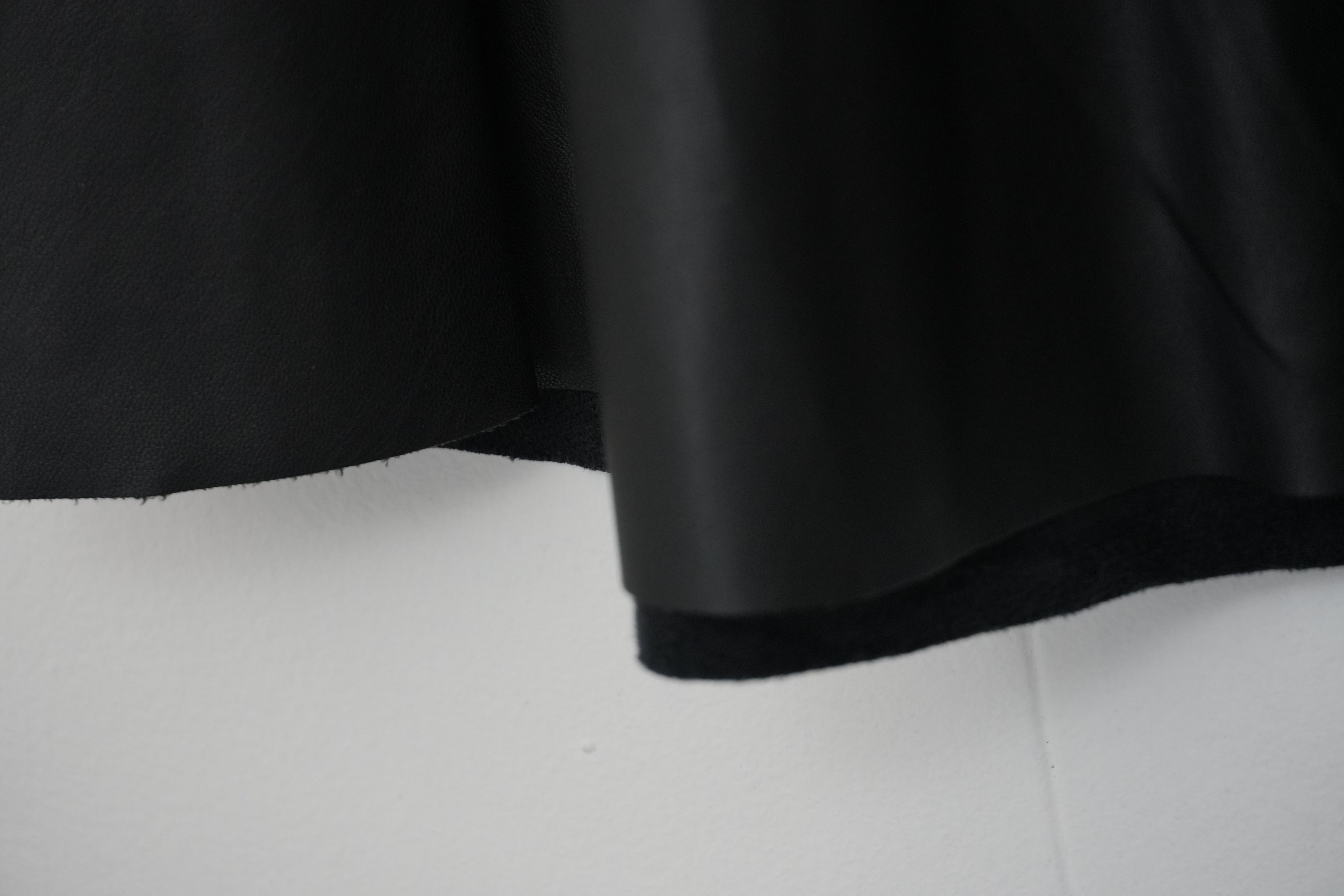 Cato Faux Leather Skirt Women Size Small Black Tiered Midi A-Line
