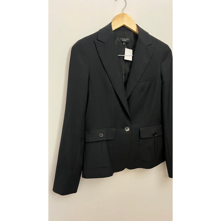 Talbots Black Blazer with Pockets Size 4