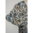 Patrons of Peace Blue and Yellow Paisley Dress Size Medium