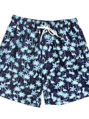 Blue Paradise Key Men's Swim Trunks