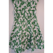 Scoop White and Green Dress Size Medium