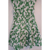 Scoop White and Green Dress Size Medium