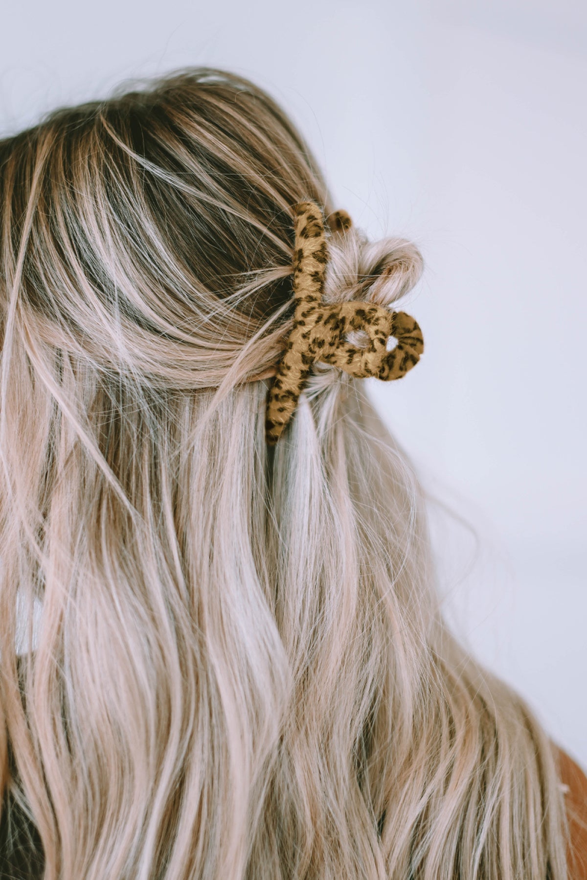 The Press Fluffy Leopard Hair Clip (In-Store)