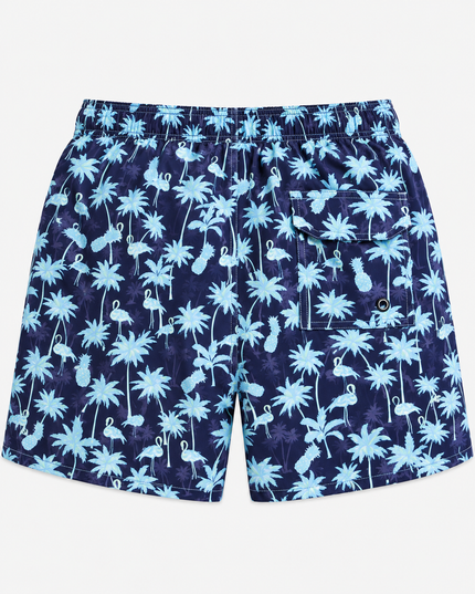 Blue Paradise Key Men's Swim Trunks