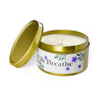 Live Life Breathe Tin Candles