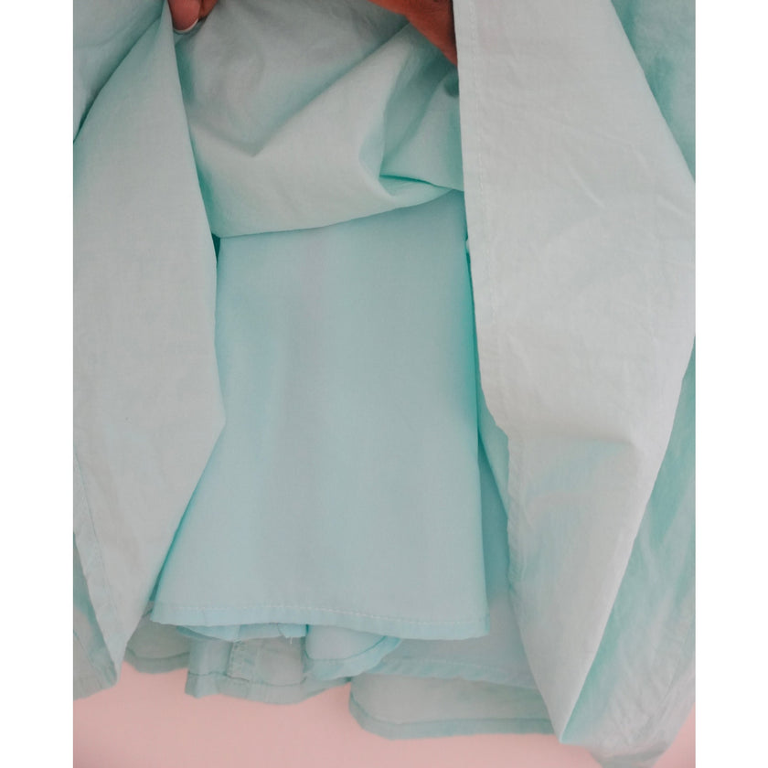 Day + Moon V-Neck Aqua Dress Size Medium