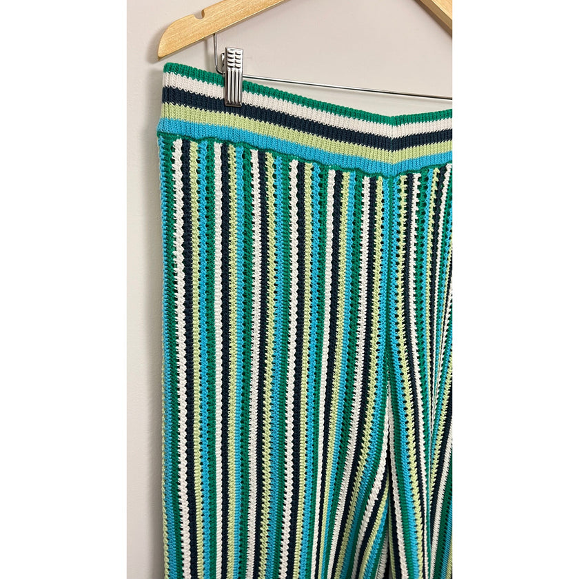 Intempo Green Crochet Pants Size XL