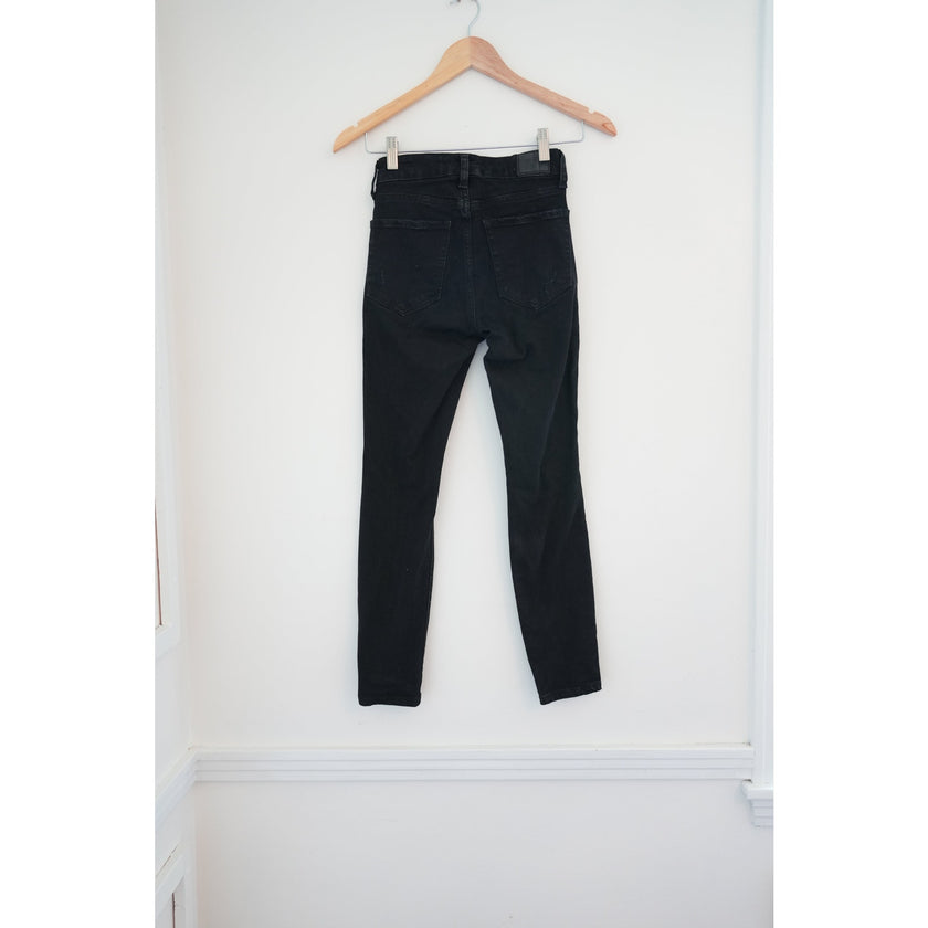 Aeropostale High Rise Distressed Jeggings Size 0 Short