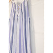 Beachlunchlounge Striped Sundress Women Extra Small Blue Lavender Ruffle Hem
