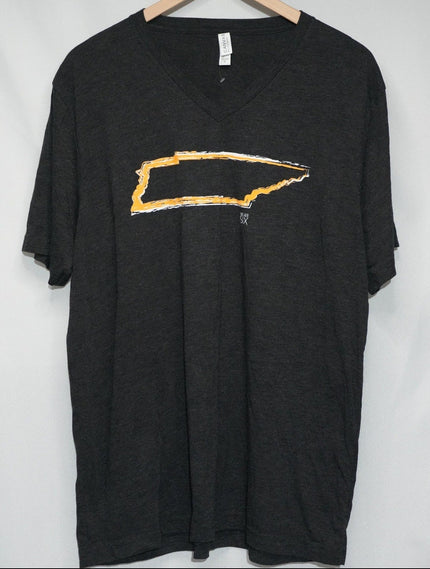Tennessee Graphic Tee Women Extra Large Charcoal Tennessee Give Her Six