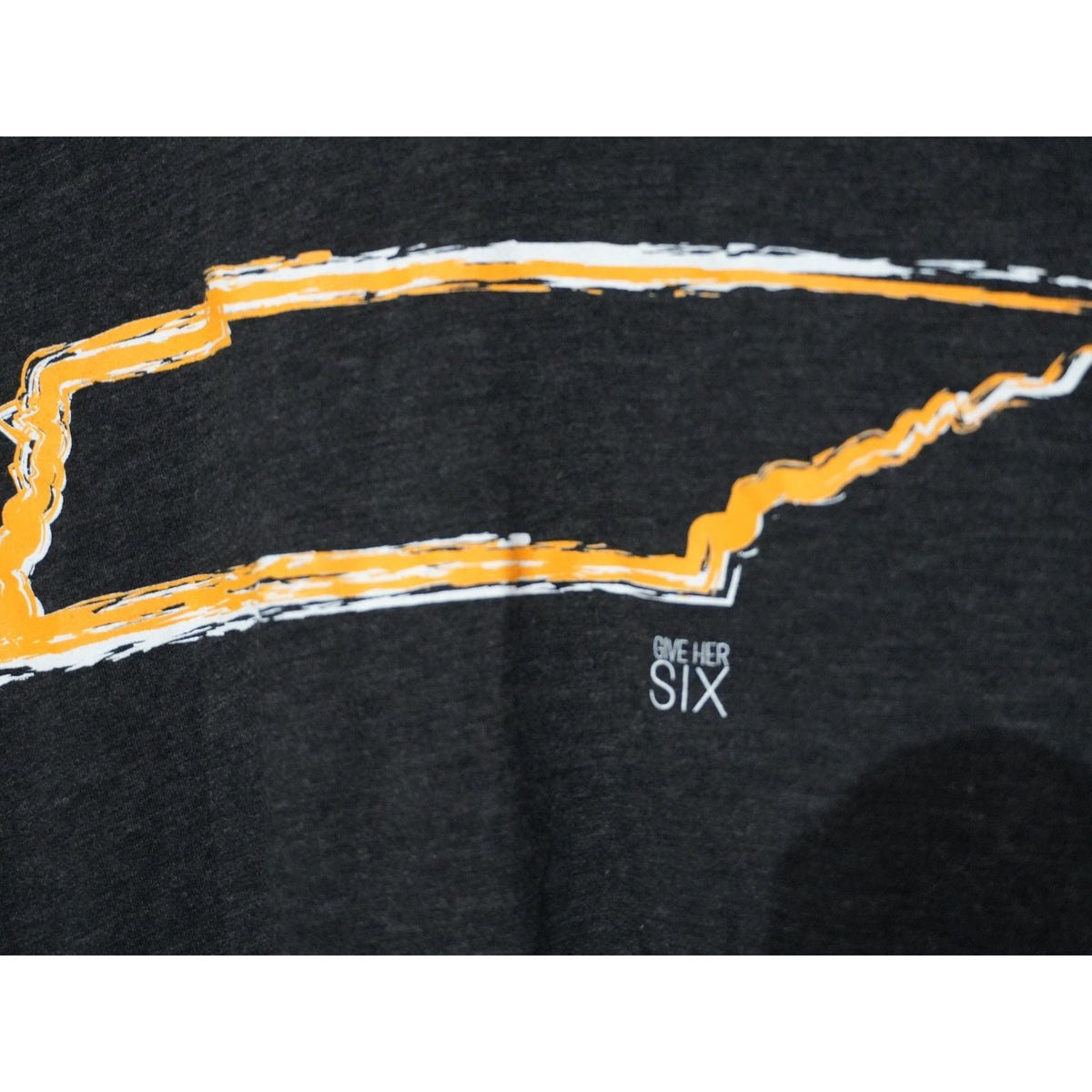 Tennessee Graphic Tee Women Extra Large Charcoal Tennessee Give Her Six