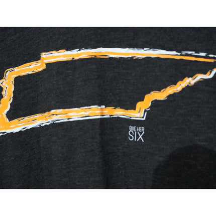 Tennessee Graphic Tee Women Extra Large Charcoal Tennessee Give Her Six