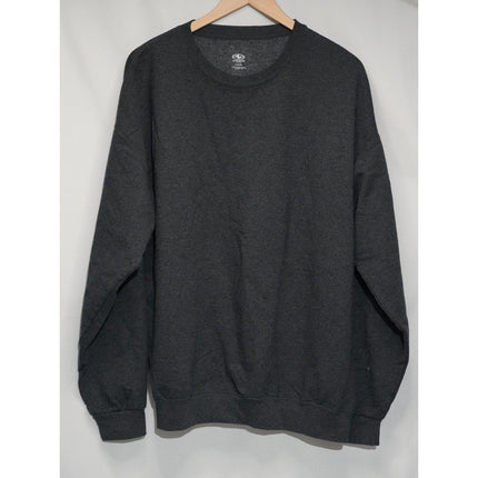 Athletic Works Sweatshirt Women X-Large Charcoal Grey Fleece Crewneck Pullover