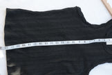 Pilcro Tank Top Women Medium Black Ribbed Knit Racerback Sleeveless Crew Neck