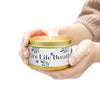 Live Life Breathe Tin Candles