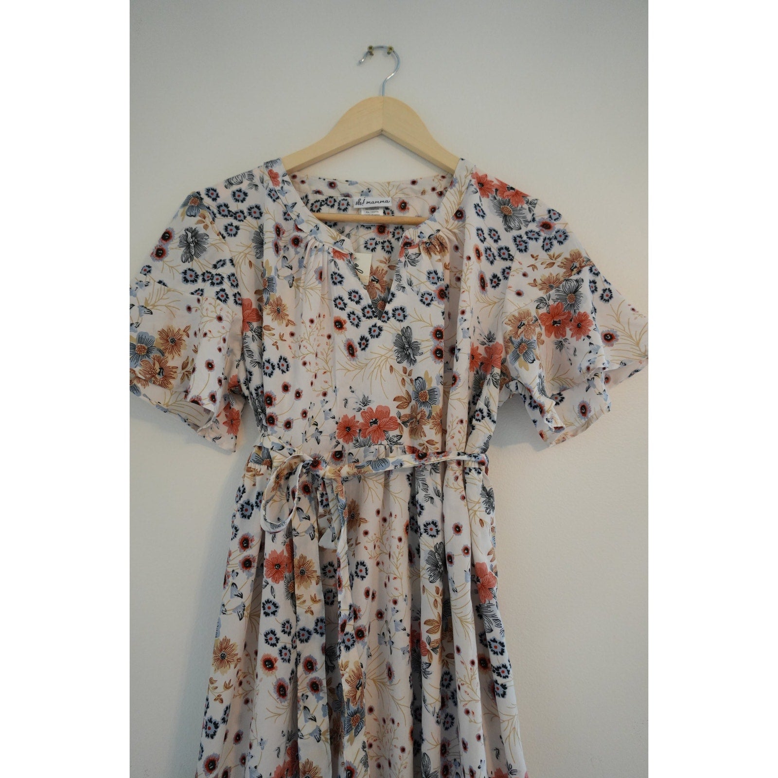 Oh! Mamma Floral Print Dress Size Large