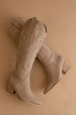 The Samara Cedar Wood Embroidered Western Tall