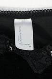 Hillard & Hanson Camisole Women Medium Black Velvet Lace Sequin Trim Strappy Top