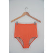 Kortni Jeane High Waisted Coral Bikini Bottoms Size Small