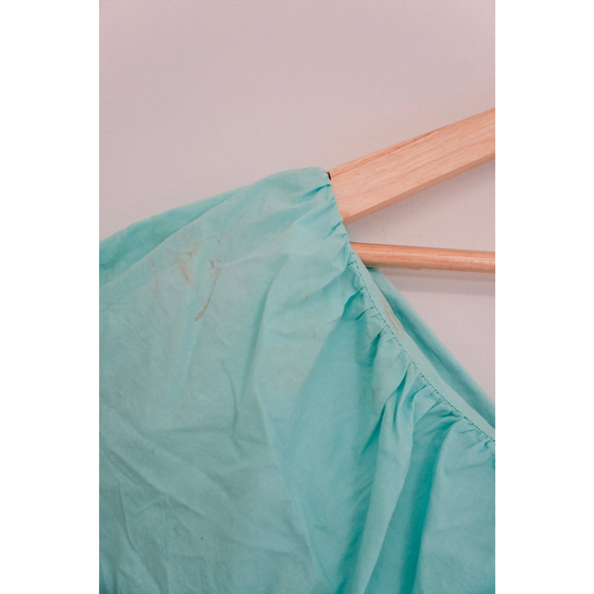 Day + Moon V-Neck Aqua Dress Size Medium