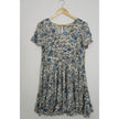 Patrons of Peace Blue and Yellow Paisley Dress Size Medium
