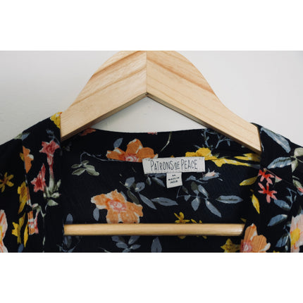 Patrons of Peace Long Sleeve Cardigan Size Medium