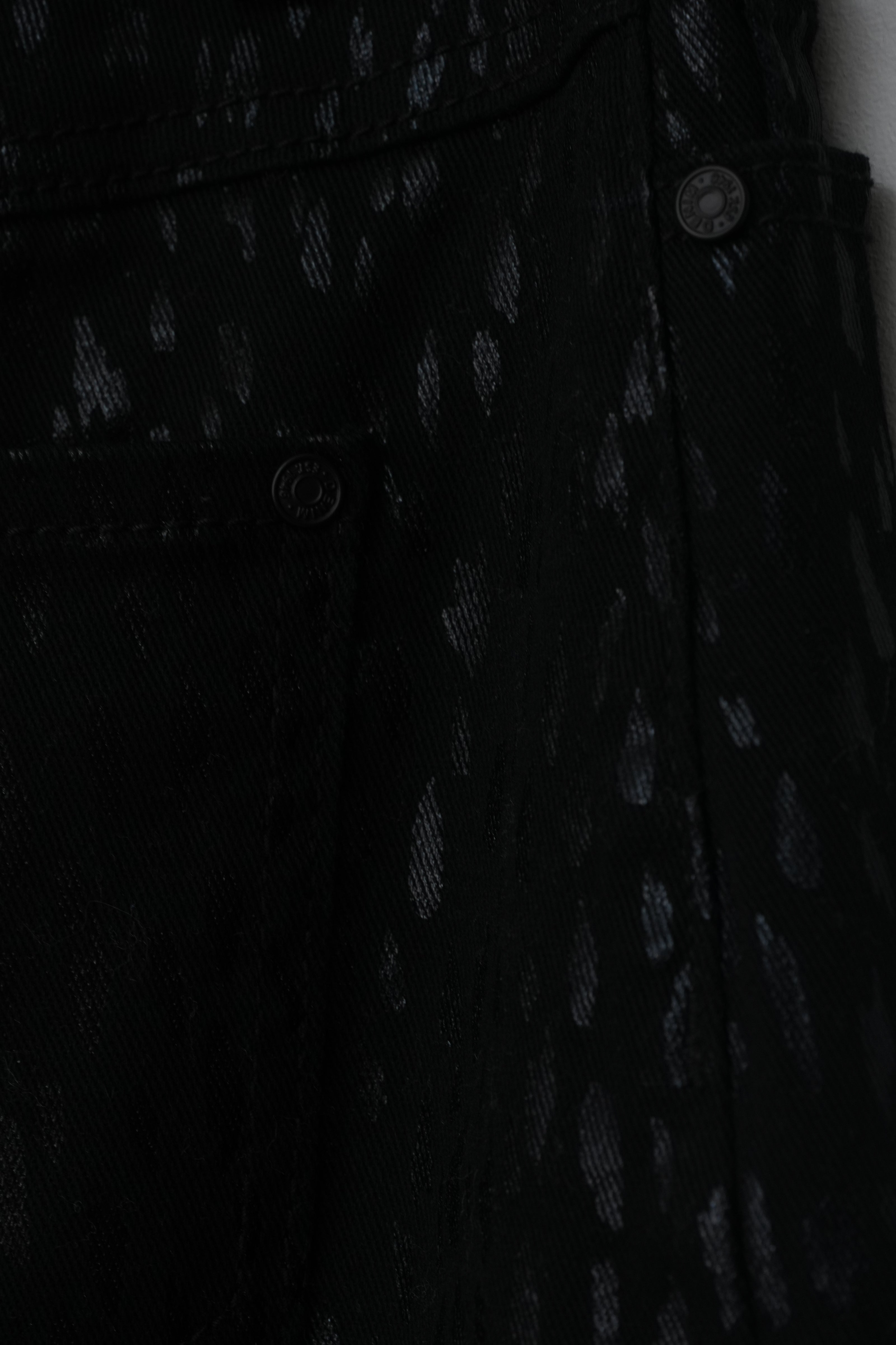 CATO Black Denim Pencil Skirt Size 2