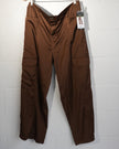 Sofia Jeans Cargo Wide Leg Pants Womens Extra Large Brown High Rise Satin