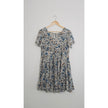 Patrons of Peace Blue and Yellow Paisley Dress Size Medium