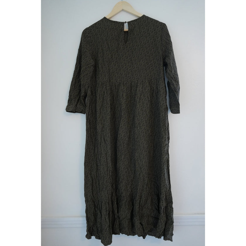 Loft Printed Flowy Long Sleeve Dress Size Small