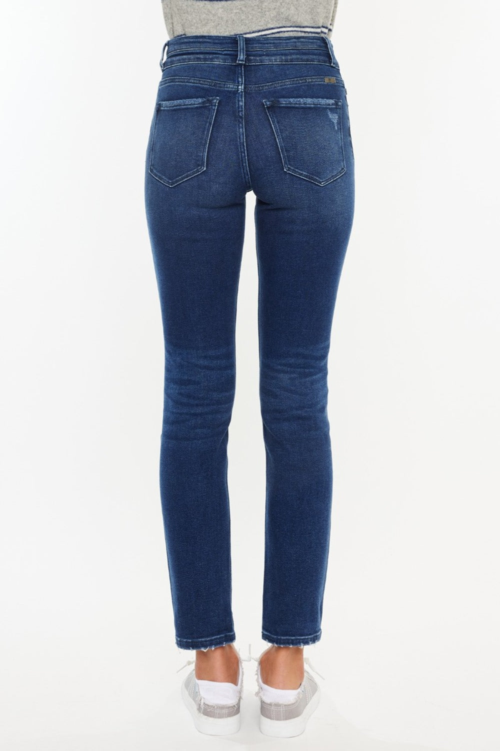 Kancan - High Rise Slim Straight Jeans